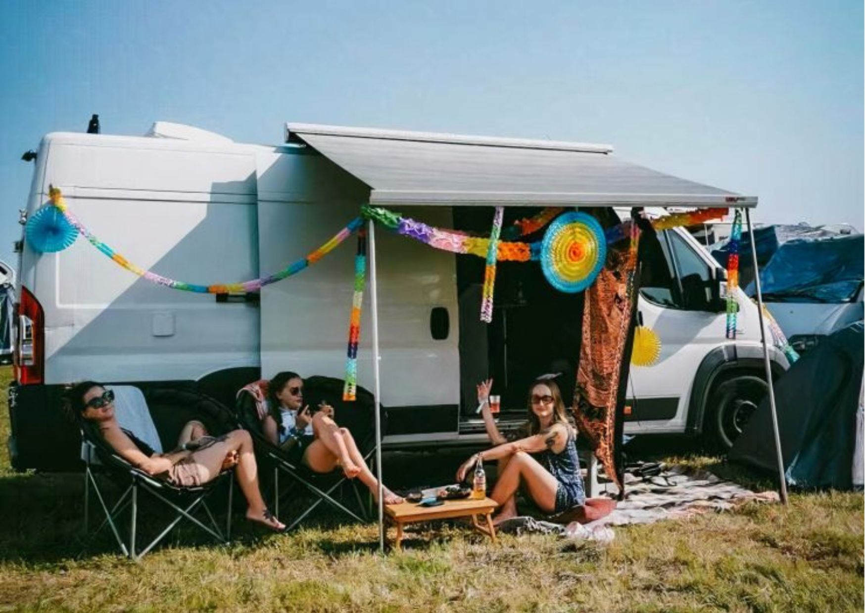 Camping area for motorhomes